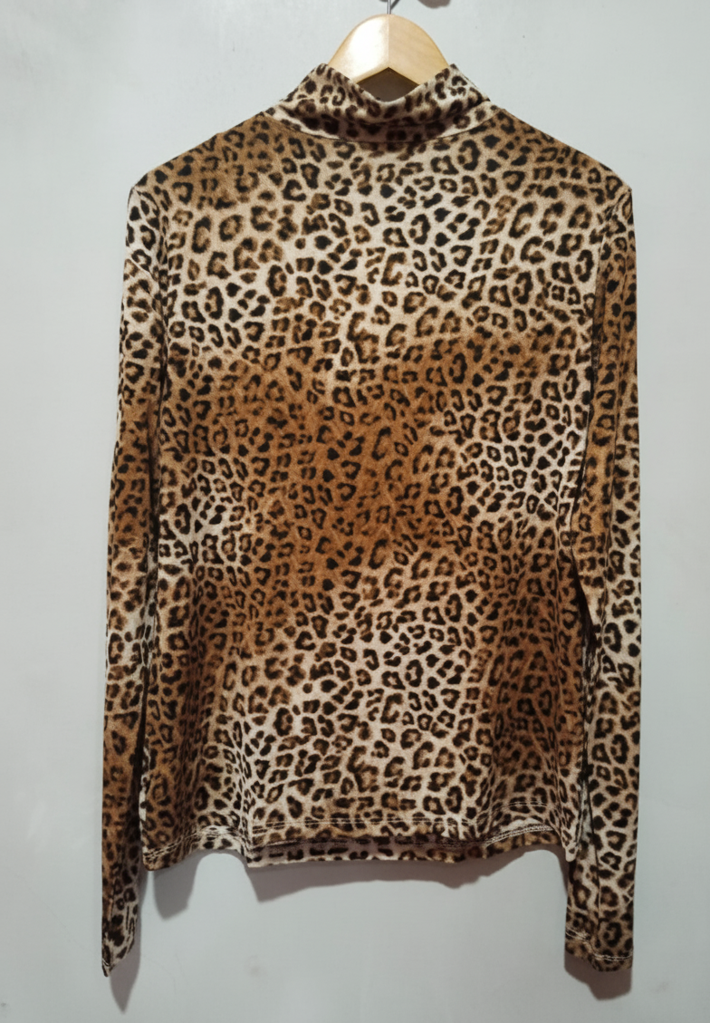 Worthington Leopard Print Top W-17 / L-23