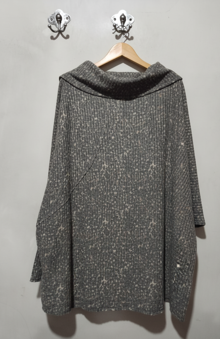 Lularoe Kristin Cowlneck Waffle Sweater W-30/ L-29