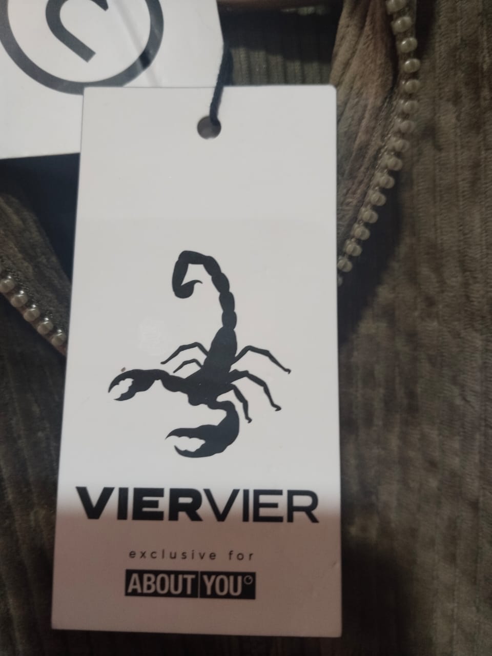 VIERVIER CROP TOP JACKET 'Celia' i Khaki W-15 /L-16.5