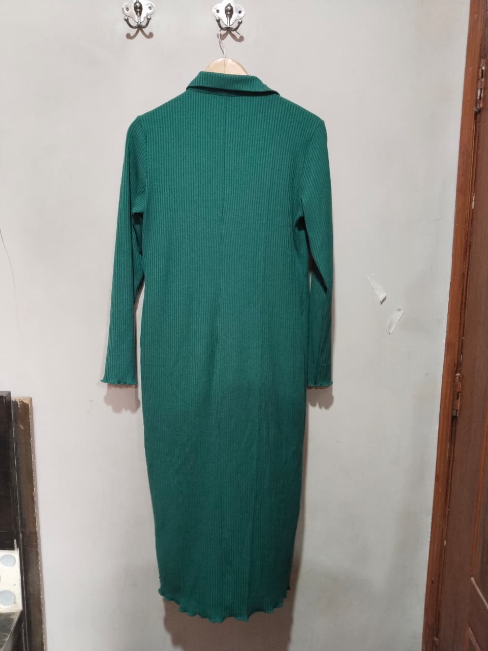 PRIMARK | Button Through Rib Longline MAXI