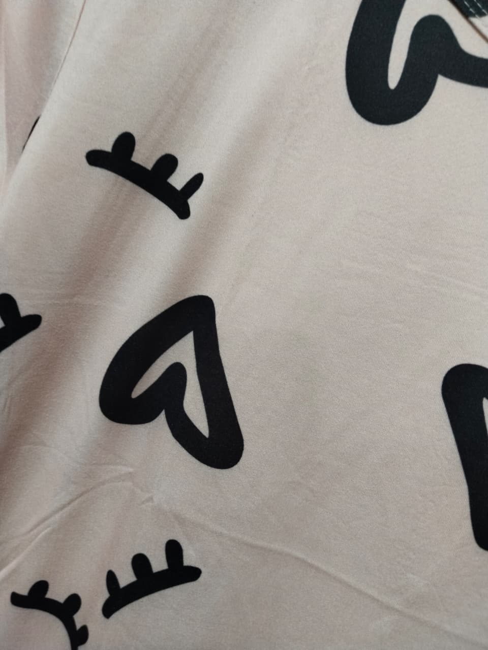 High Quality Comfortable Home Casual Sexy Women's Sleepwear Printed Round Neck Short Sleeved Pants Two-piece Set