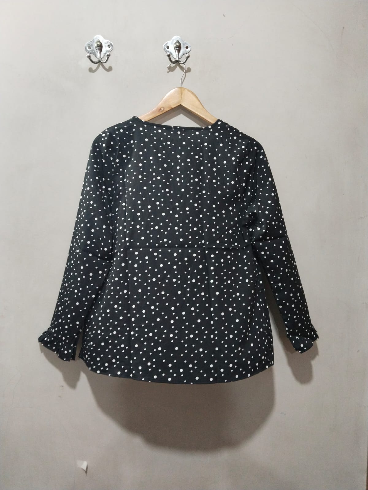 PAPAYA Black Polka Dot Blouse