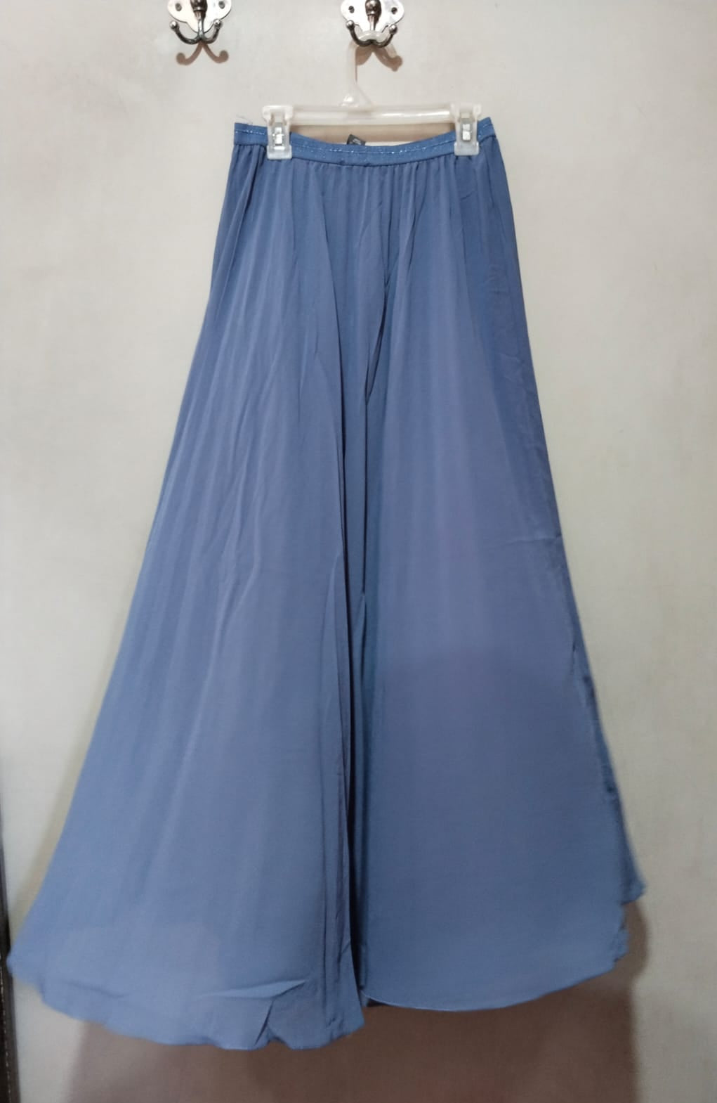 PRIMARK Summer Women's Solid Color Chiffon Skirt Women's High Waist Long Skirt