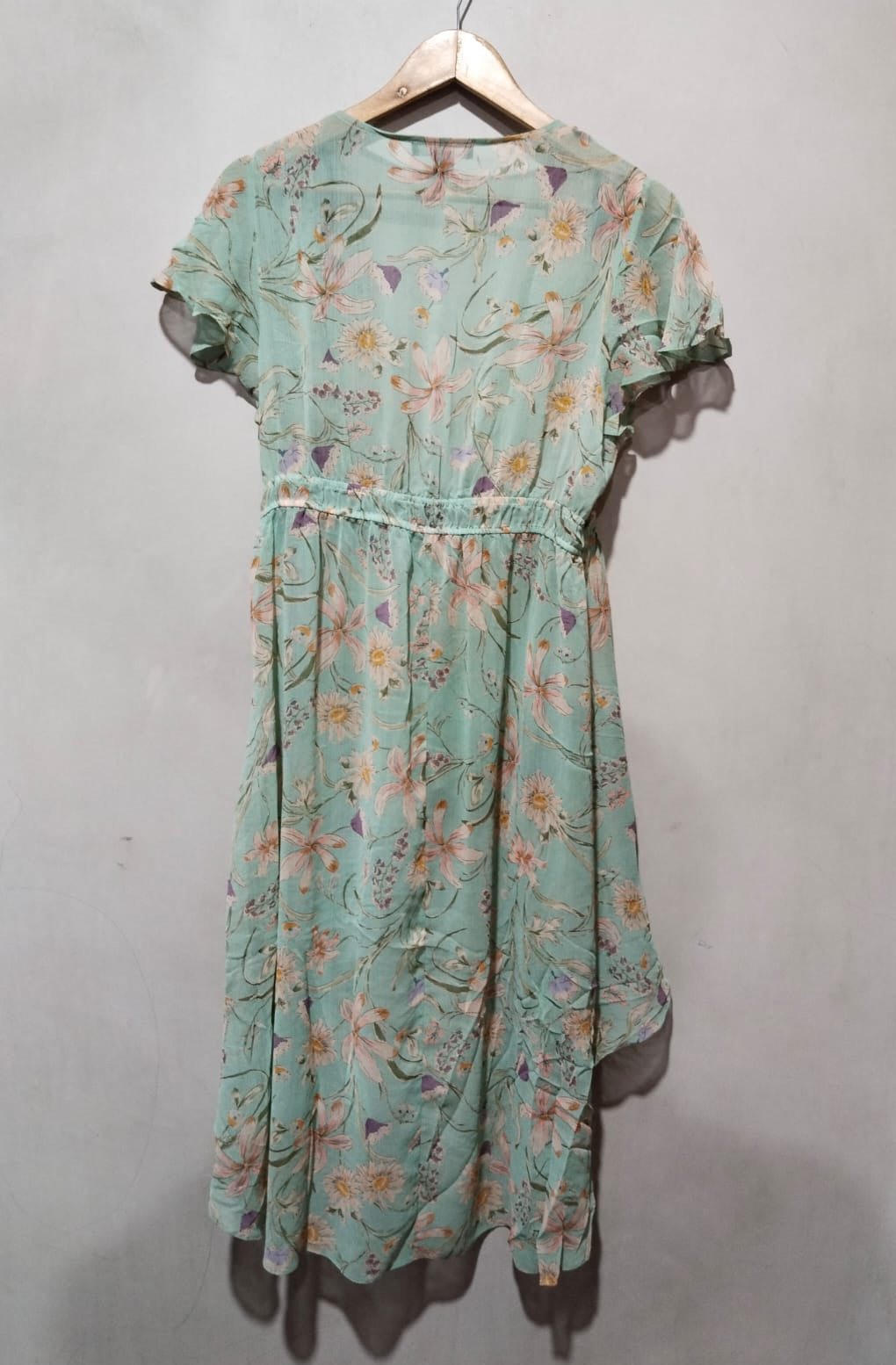 PRIMARK Flutter Sleeve High-Low Maxi Dress