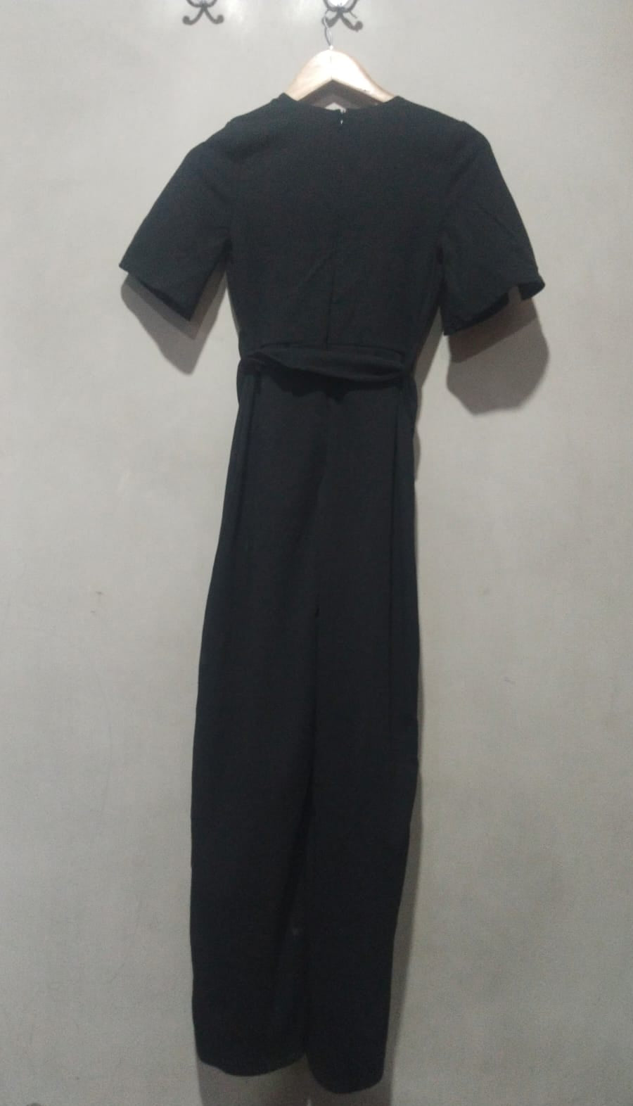 BOOHOO Petite Belted Culotte Jumpsuit