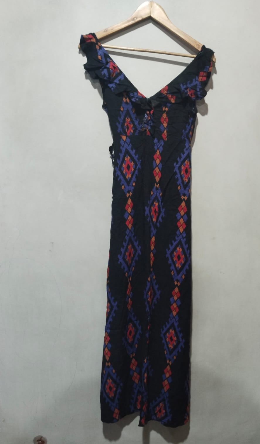 Atmosphere Ruffle Sleeve V-Neck Empire Waist Maxi Dress