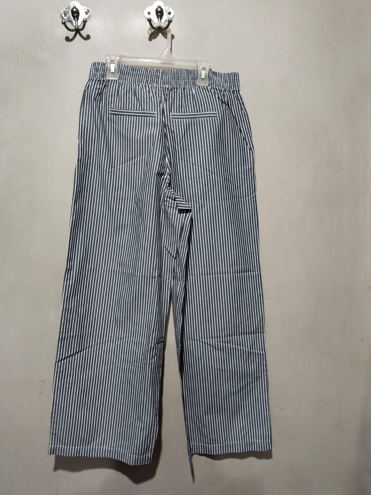COTTON ON |S|Waist 28|Women's Striped Drawstring Wide-Leg Pants