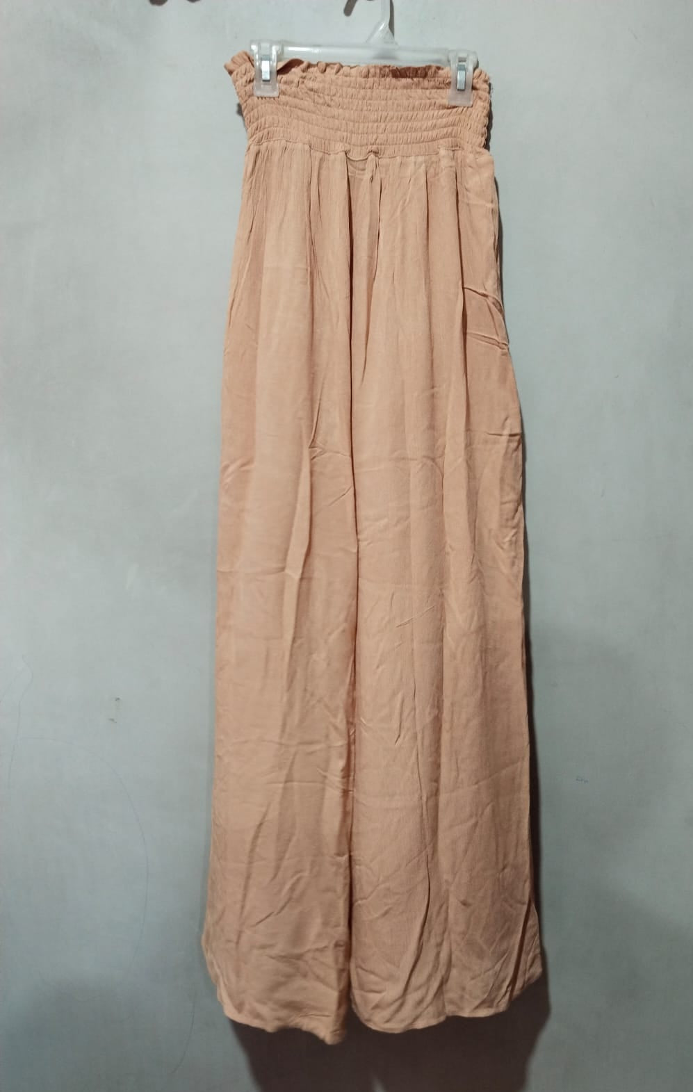 REWASH|L|WAIST 24|BEIGE PALAZZO TROUSERS