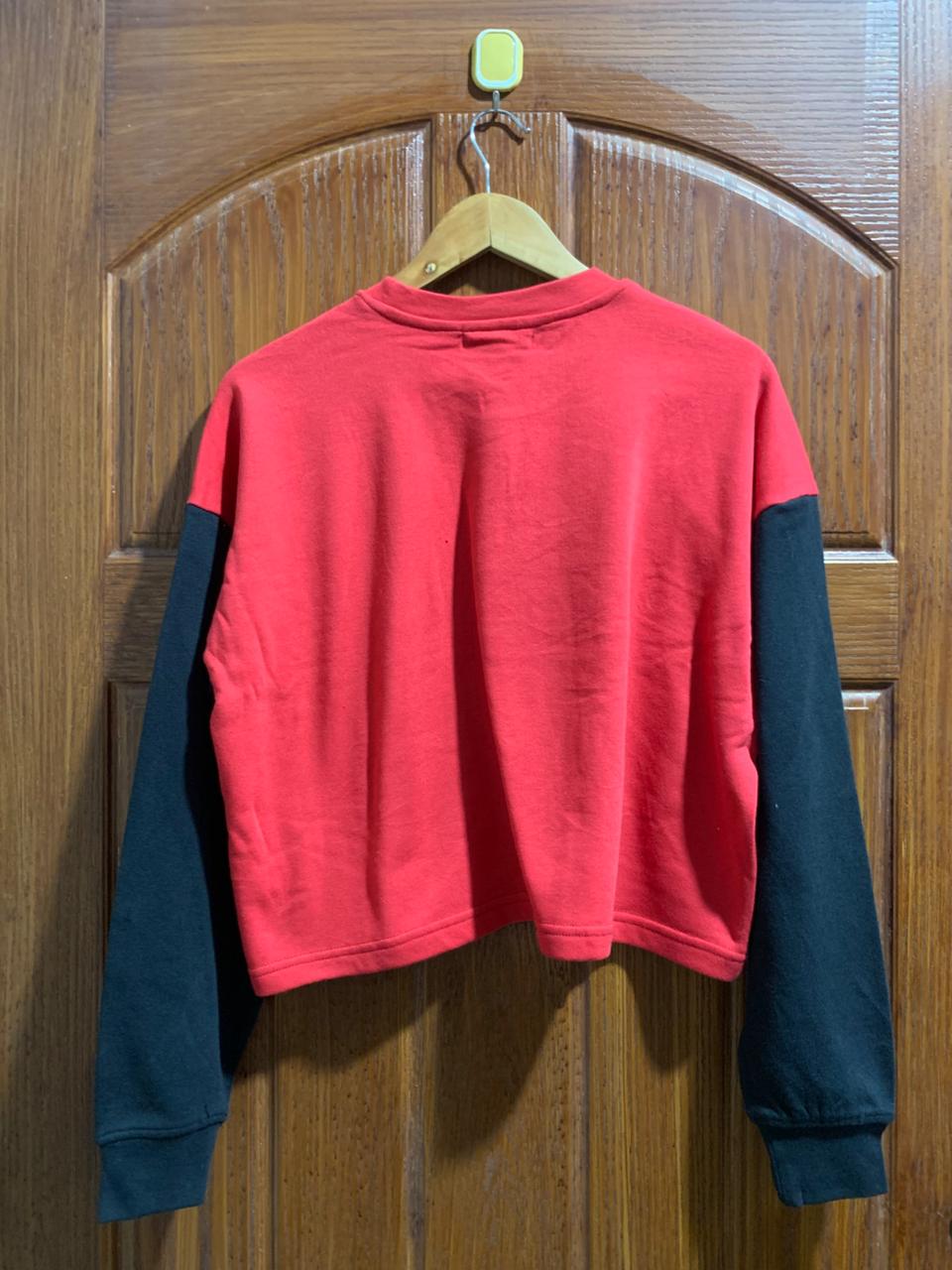 WEAR|L|BUST 23|CROPPED CREWNECK SWEATSHIRT