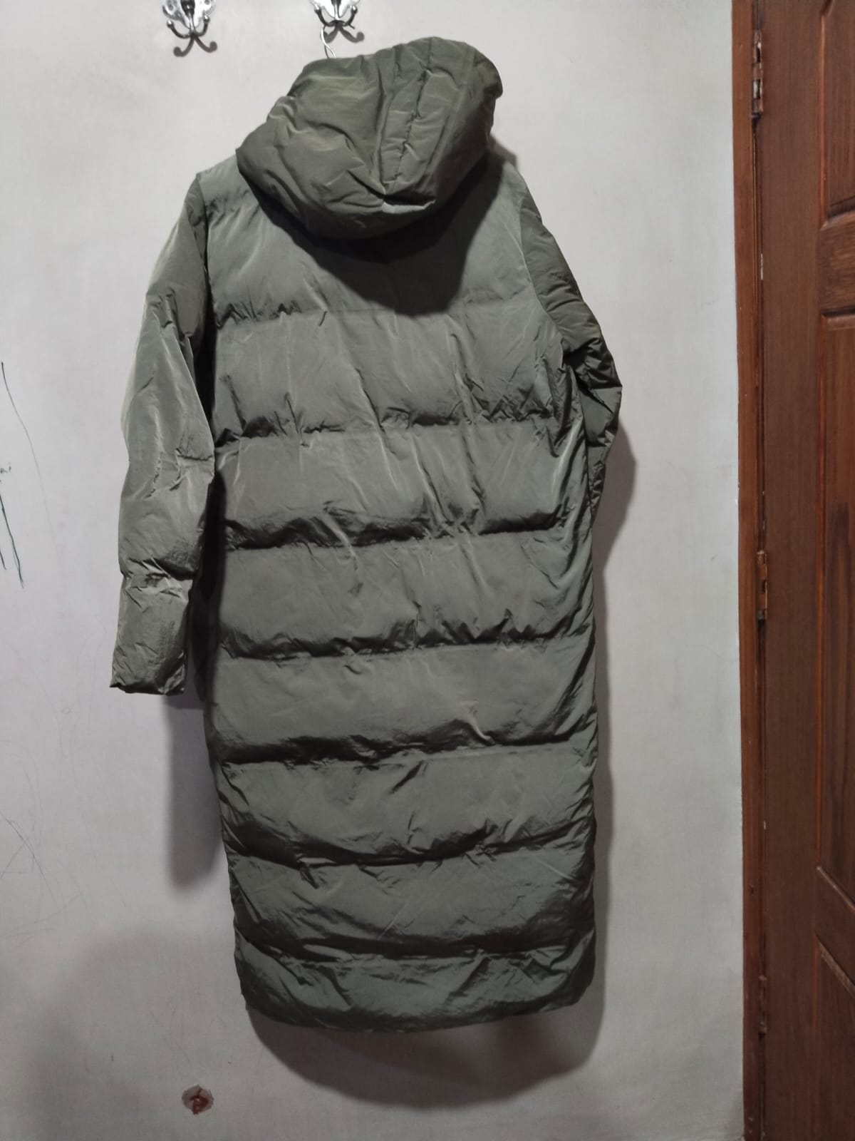 NEXT|M |BUST 26|Longline Quilted Hooded Puffer Coat