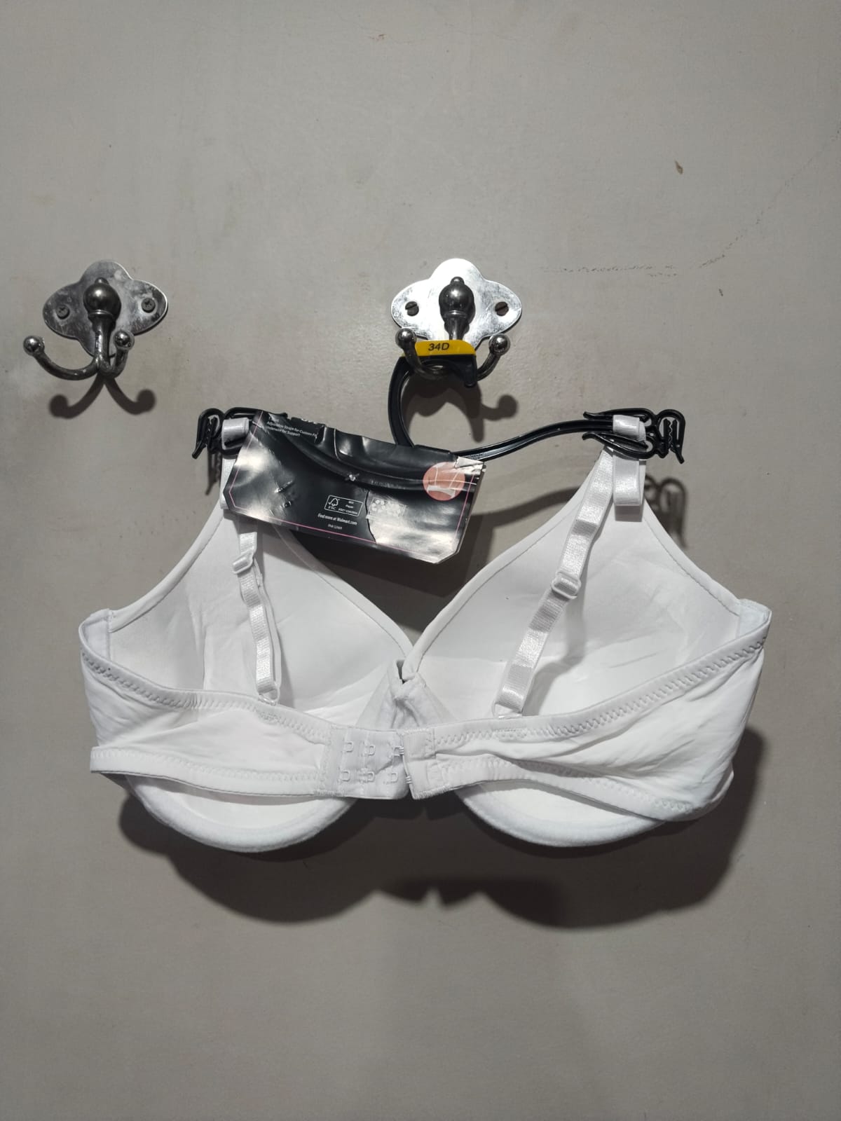 NO BOUNDARIES|34D|Basic White Everyday Wired Bra