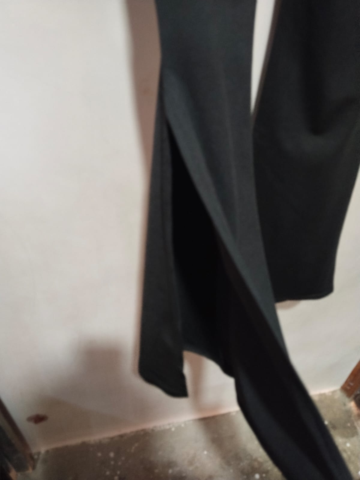 BLACK HIGH WAISTED FLARE LEGGINGS|S|WAIST 26