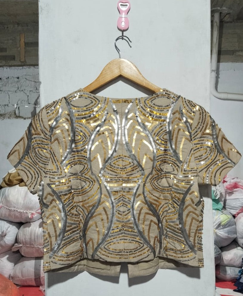 Peter Nygard|S|BUST 18| Women's Sequinned Jacket