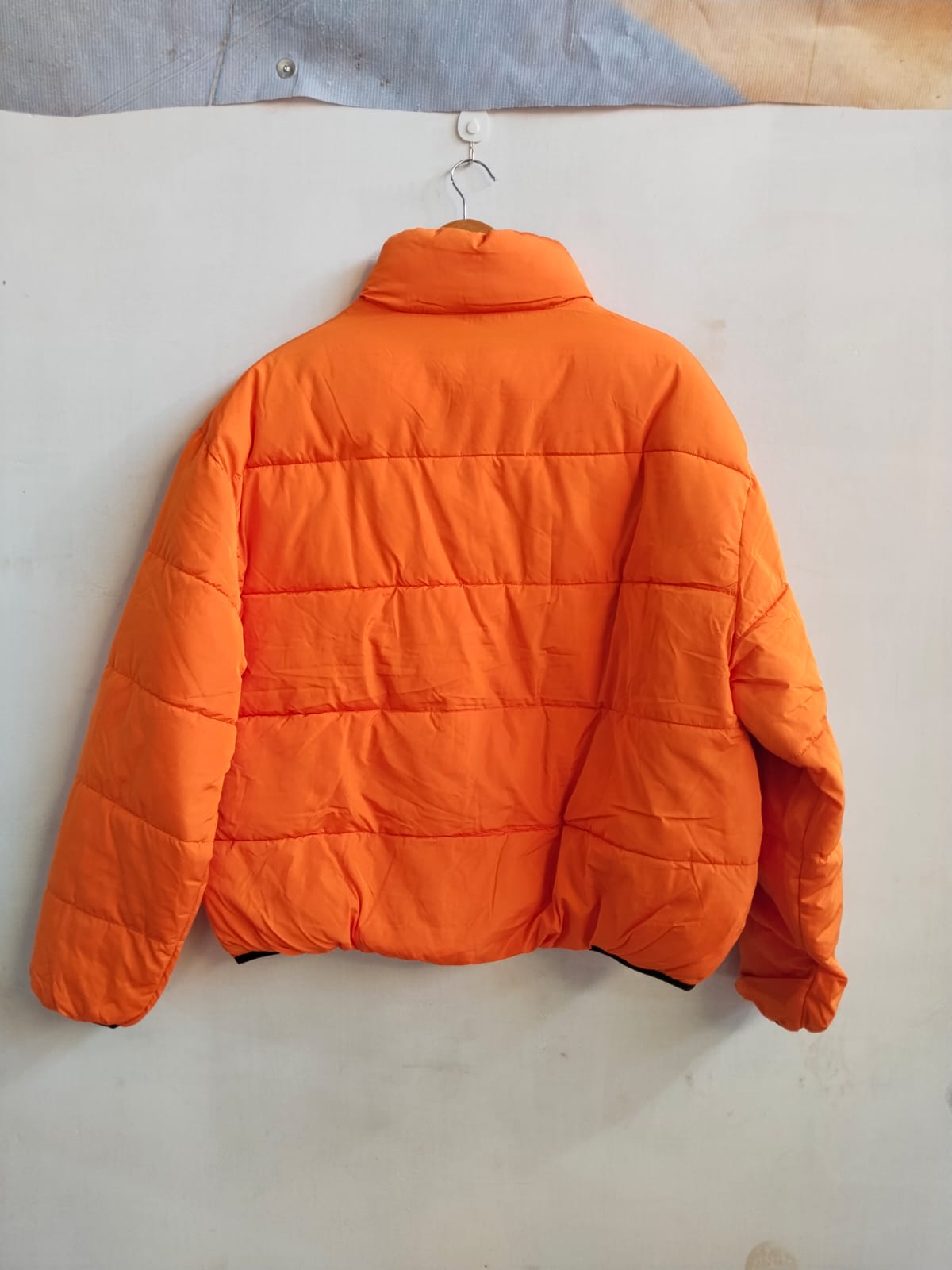IET FRANS|M/L|BUST 27|ORANGE PUFFER JACKET
