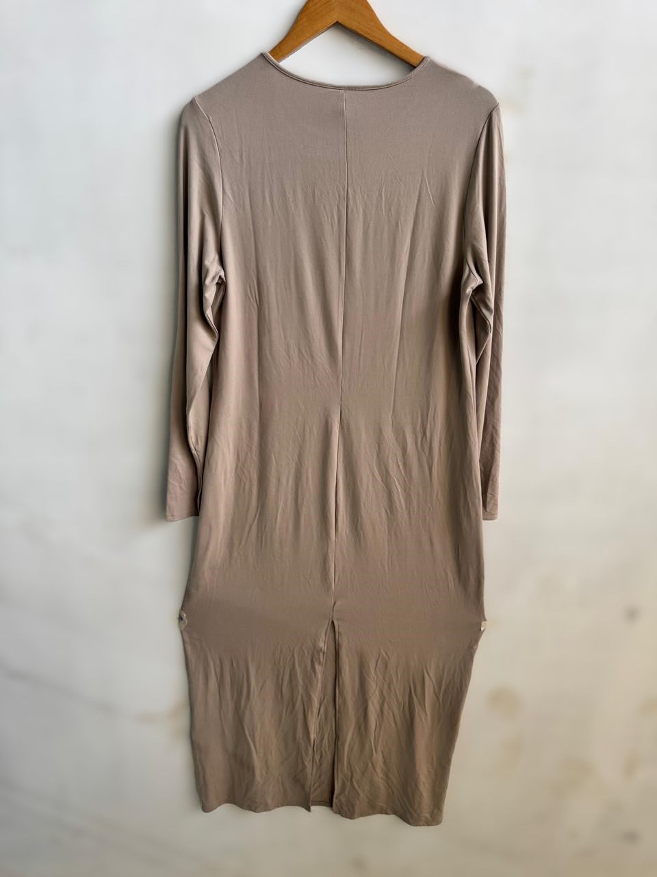 H&M DIVIDED|XL|BUST 19|MODAL-BLEND LONG-SLEEVED MIDI DRESS