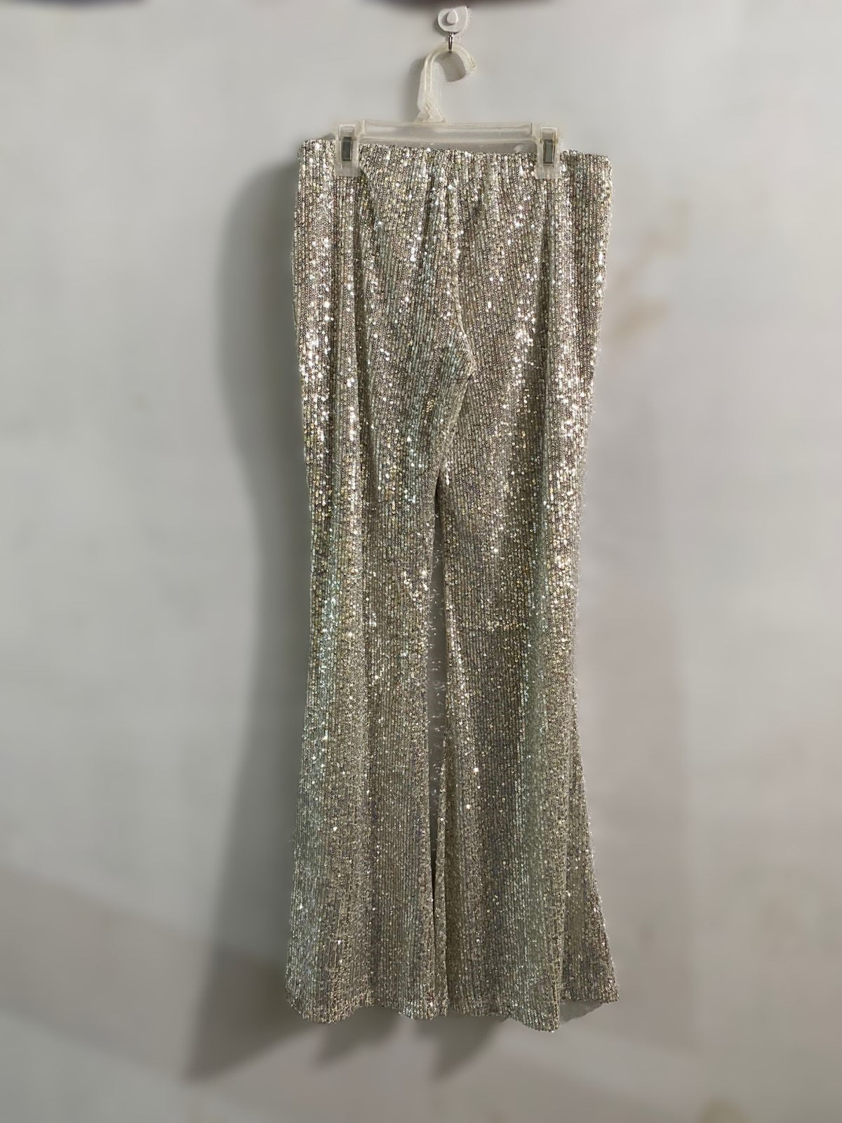 BUCKET LIST|S| B1| WAIST 26|SEQUIN FLARED PANTS