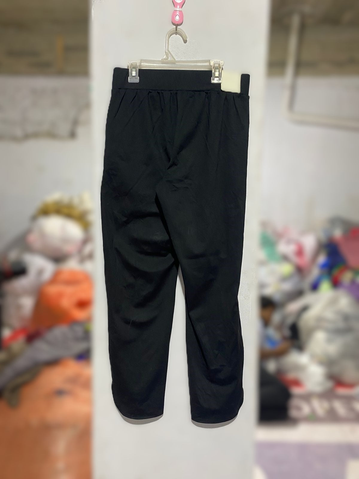 RACHEL ZOE|S/M|WAIST 28|BLACK SLACKS PANTS WITH A WIDE WAISTBAND