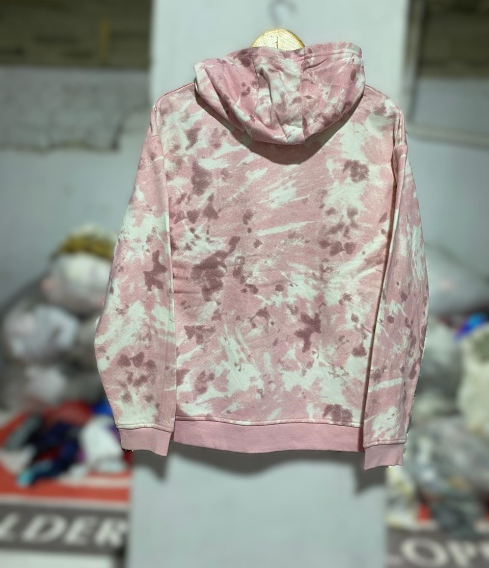 PRIMARK|S|BUST 20| Hooded Sweatshirt Tie Dye Pink Girls