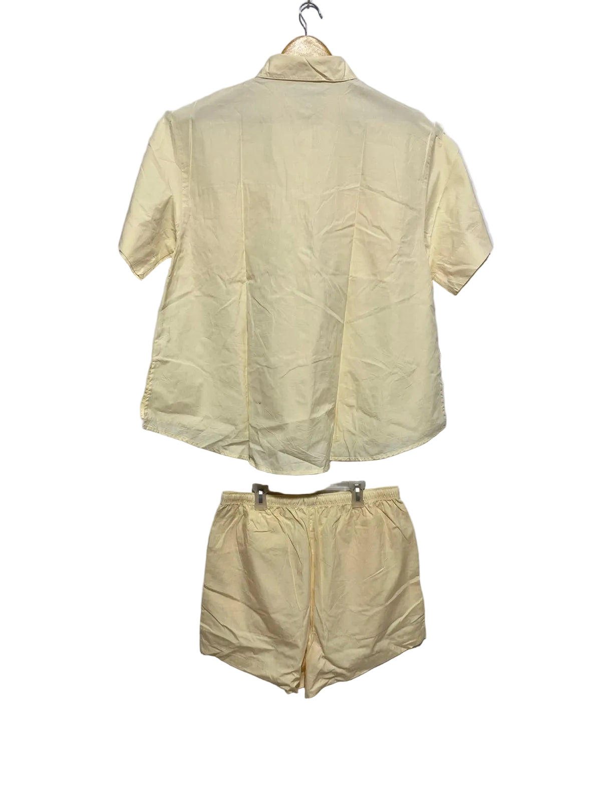 ACADEMY WOMEN |M/L | COTTON-VOILE SHIRT AND SHORTS SET