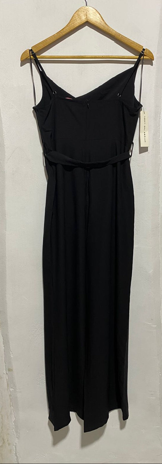 STYLE STATE|M/L|BUST 17| WOMEN'S BLACK POLYESTER SLEEVELESS JUMPSUIT