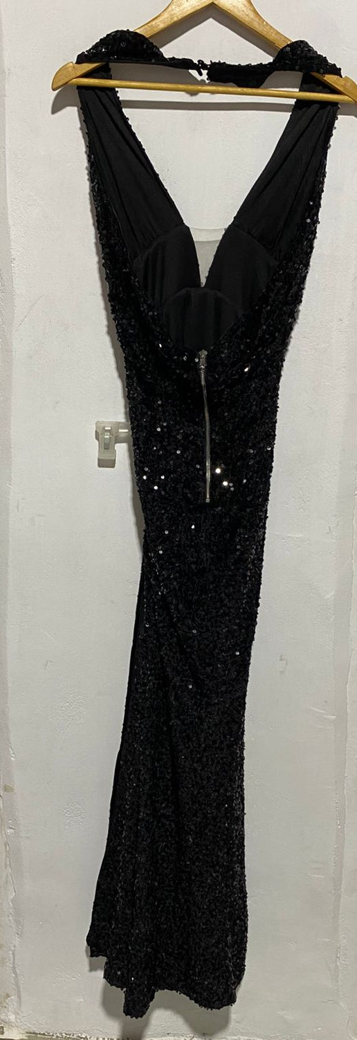 NOOKIE SENSATION PLUNGE GOWN|S/M|BUST 15