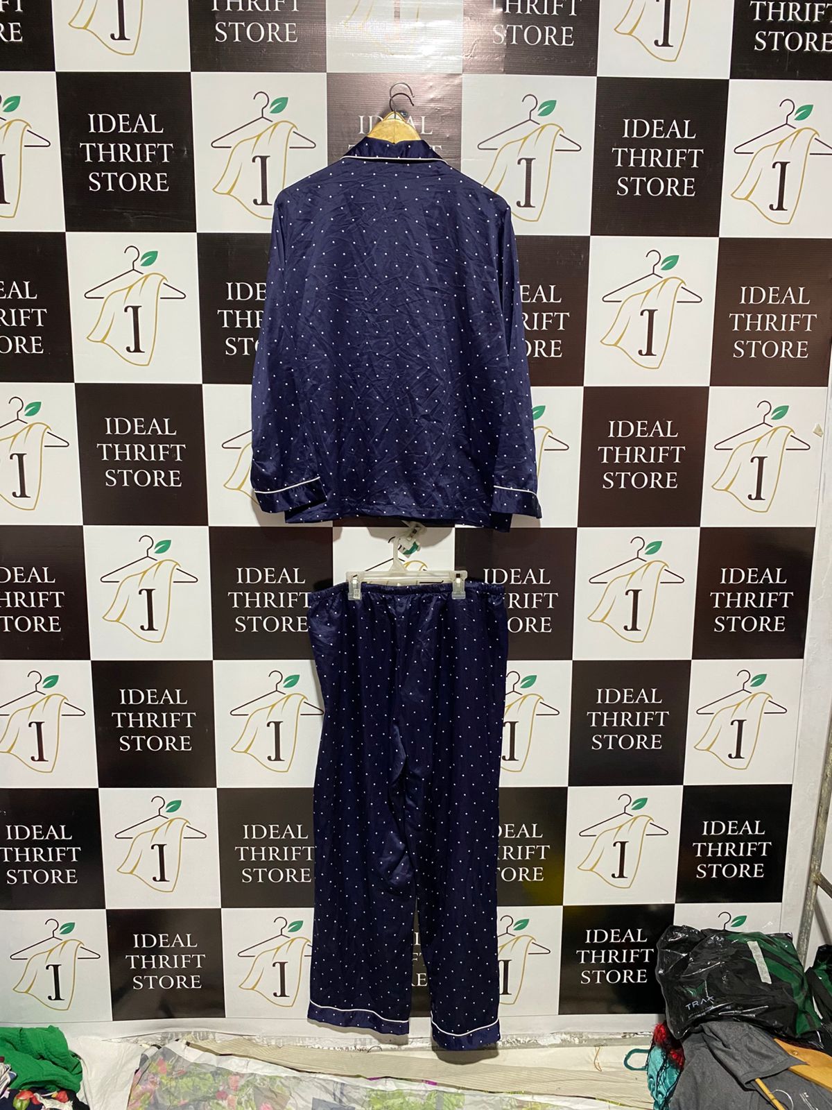 CHLOE&LOLA|LARGE/XLARGE|SILK DIAMOND-PRINT PIPED PYJAMA SET