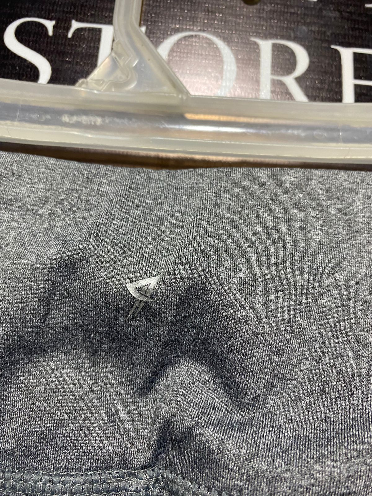 WORKOUT|S|WAIST 26|Women's Gray High-Waisted Athletic Leggings with Side Pockets