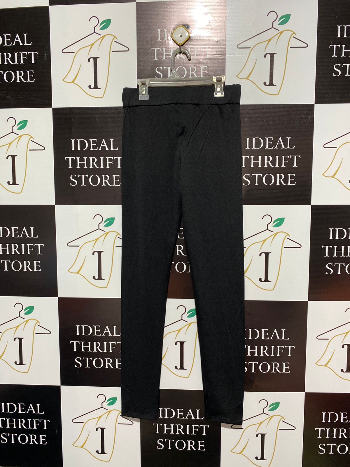 ATMOSPHERE|S|WAIST 39|Women's Black Athletic Pants: Slim Fit, Ankle Zippers & Pocket