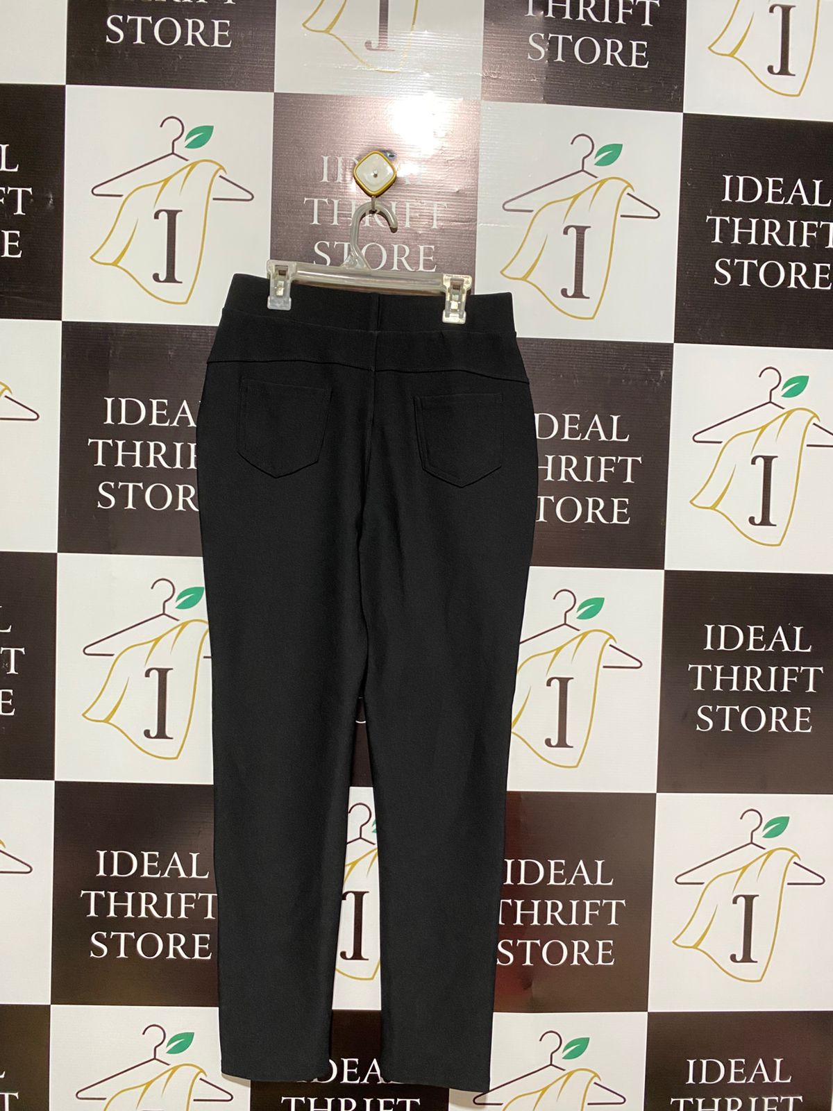 YU & ME |M|WAIST 28| Women's Slim Fit Pants with Faux Front Zippers