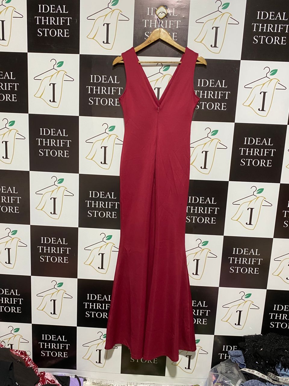 SHEIN |S| BUST 16|C4| The Crimson Evening Gown Dress