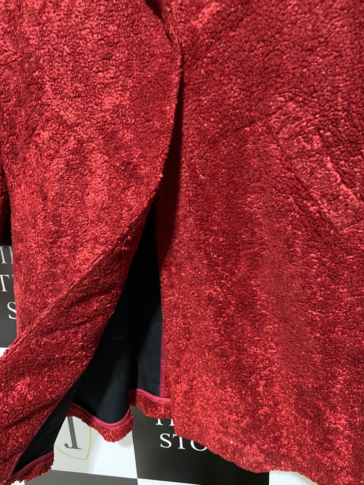 RIVER ISLAND |L/XL| BUST 23| Longline Borg Coat