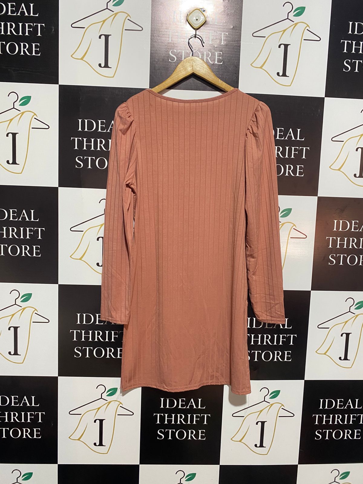 Ribbed Knit Mini Dress |M| BUST 18|