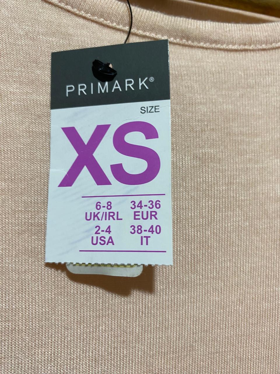 PRIMARK |XS| BUST 19| C1| Long-Sleeve Ruffle Detail Top