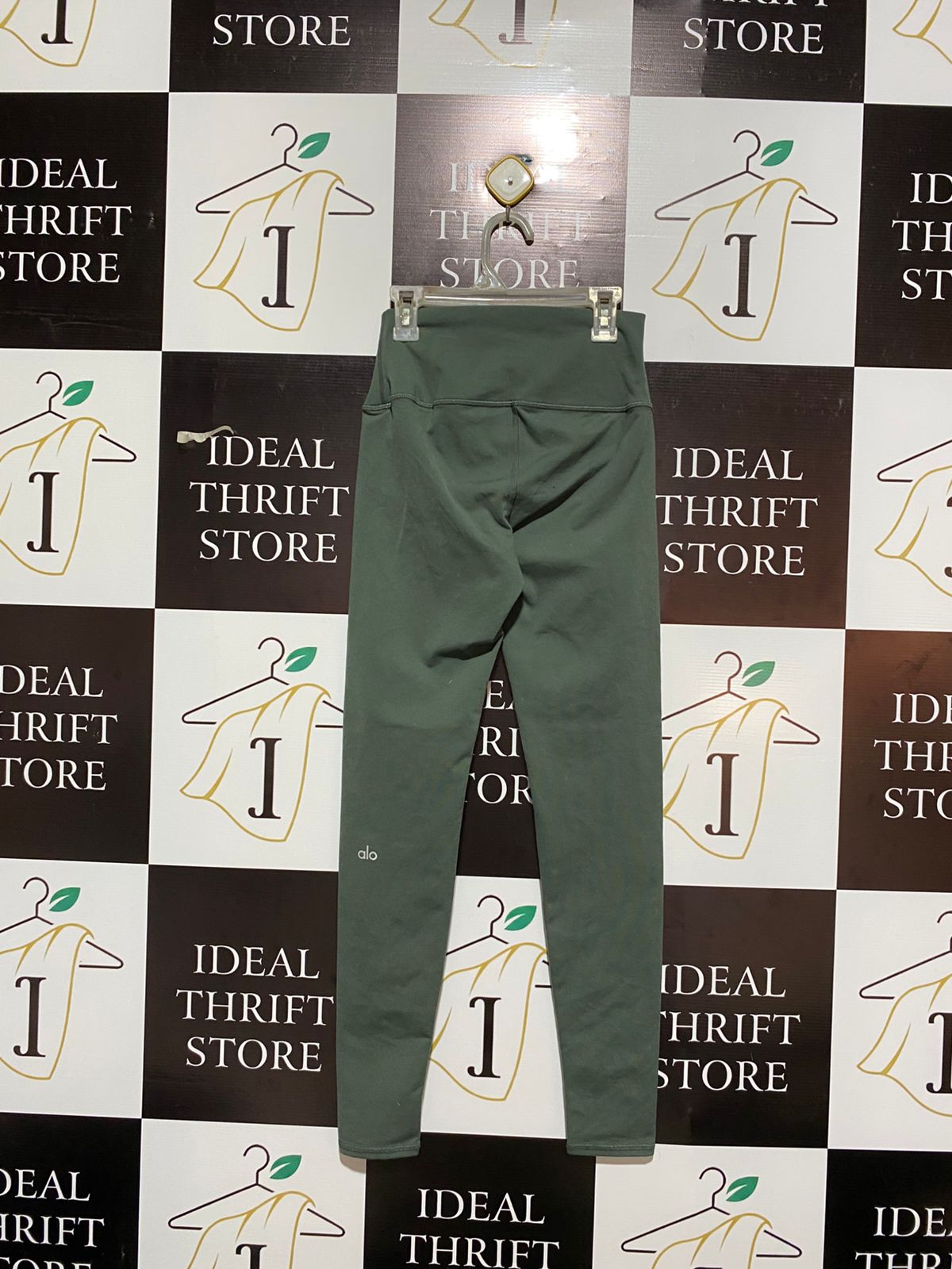 ALO |XS| WAIST 22| Olive Green High-Waisted Athletic Leggings