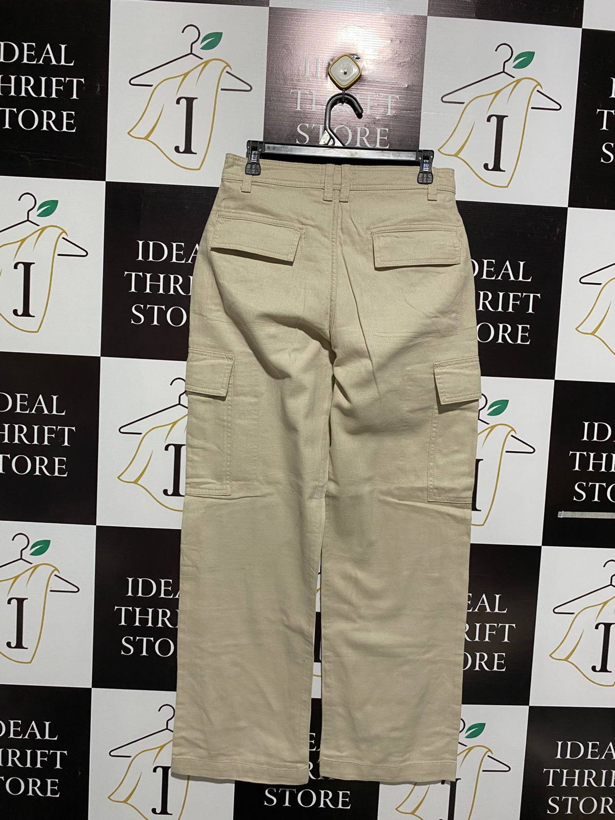 COTTON ON |L| WAIST 30|B14| Beige or Khaki Straight-Leg Cargo Pants
