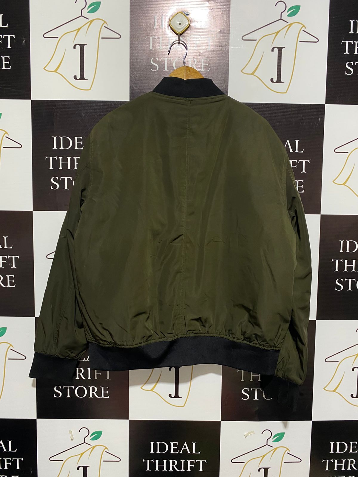 ZARA MAN |XL| BUST 25| Olive Green Bomber Jacket