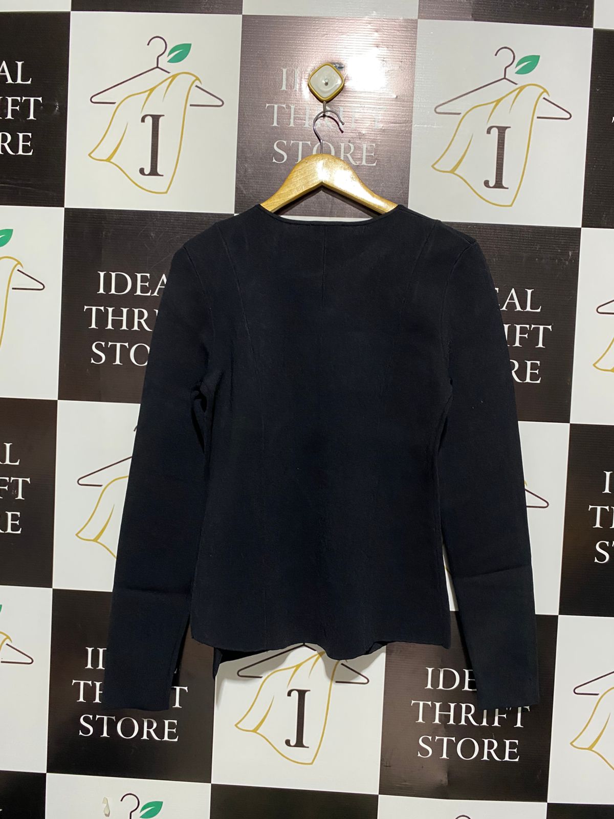 WITCHERY |M| BUST 17| Black Asymmetrical Zip Jacket