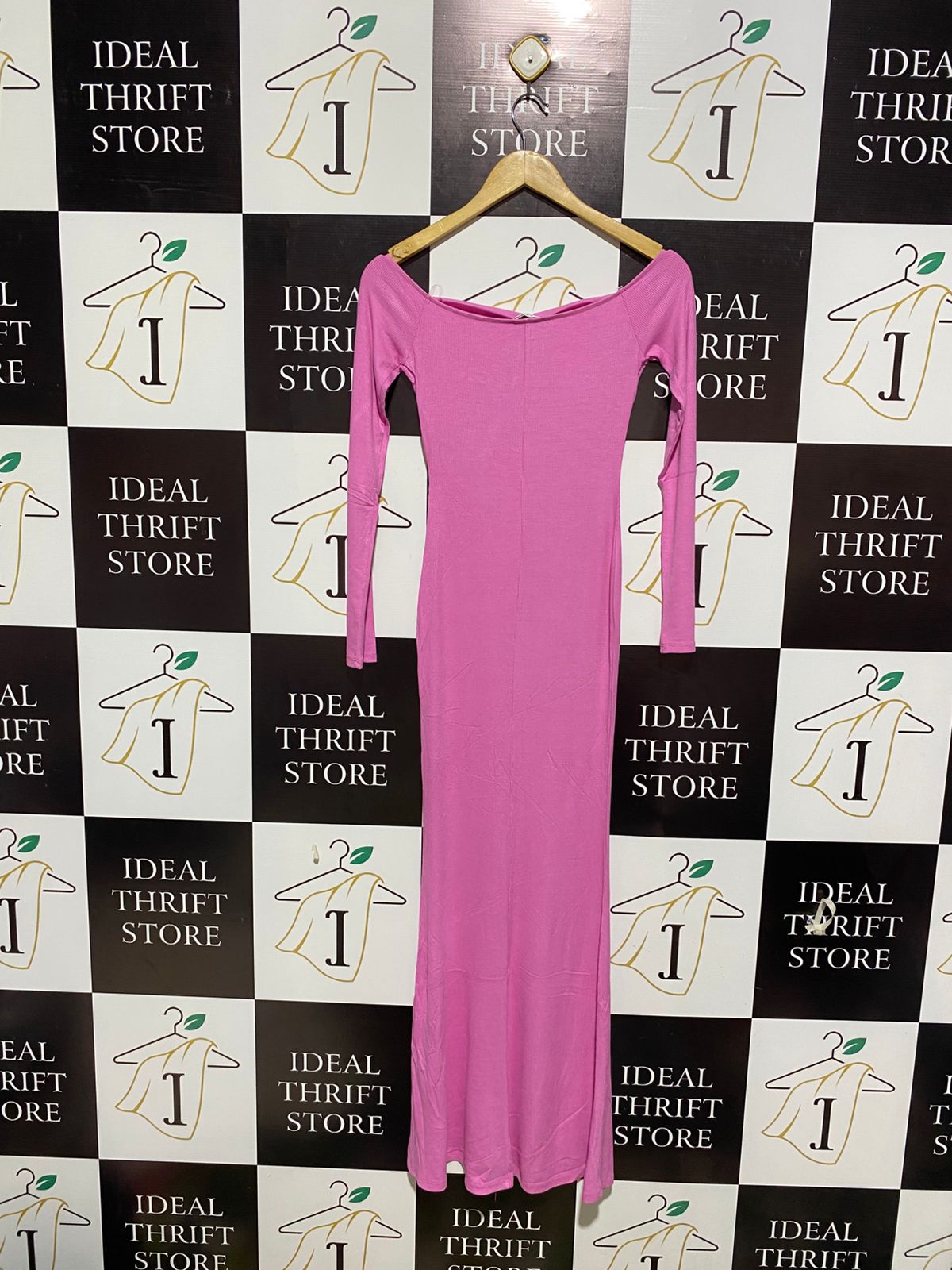 FASHION NOVA |M| BUST 13| Pink Off-The-Shoulder Dress