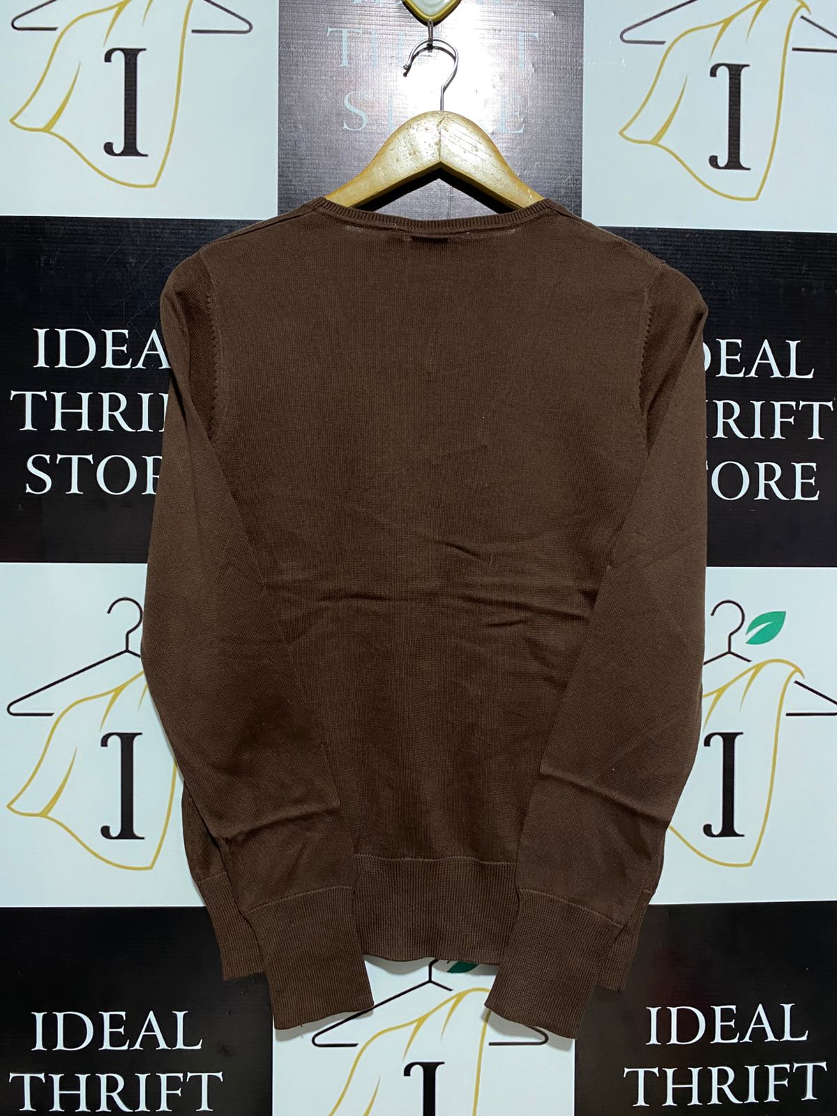 ESPRIT |M| BUST 18| Classic, Plain V-Neck Pullover With Long Sleeves