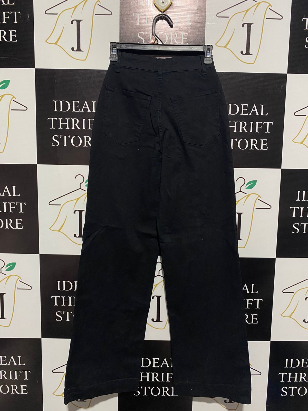 COTTON ON |S| WAIST 24| WOMEN'S HIGH-WAISTED WIDE-LEG CHINOS IN NAVY