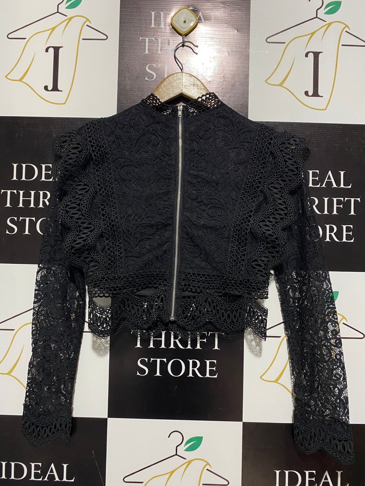 INDIKAH |XS| BUST 15| VICTORIAN-INSPIRED HIGH NECK WITH BACK ZIPPER CLOSURE