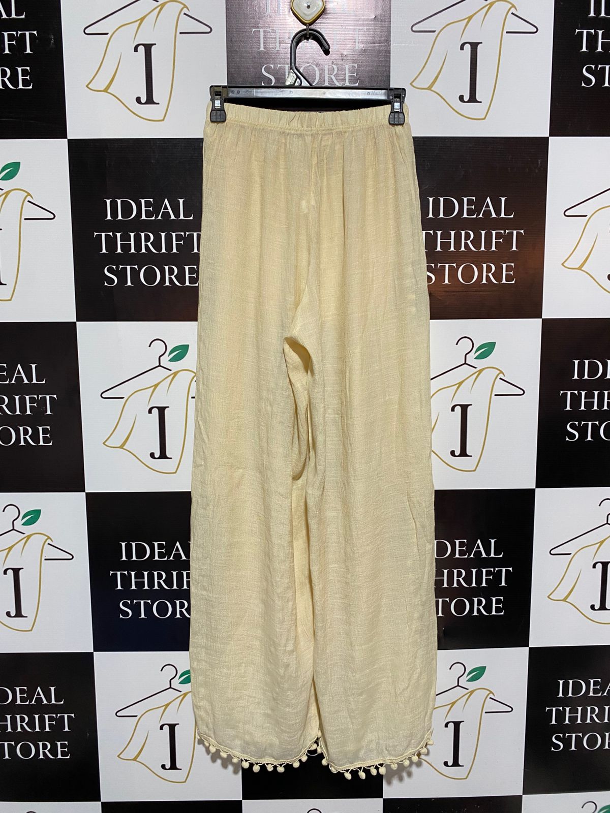 BOHEMIAN TASSEL PALAZZO PANTS |M| WAIST 24|