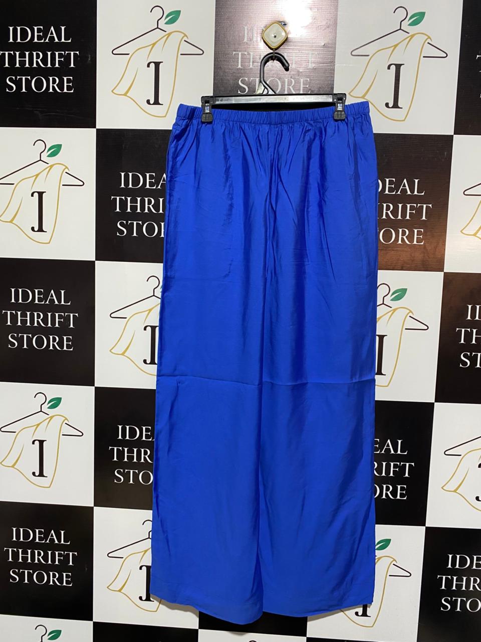 WITCHERY |L| WAIST 32| VIBRANT COBALT BLUE LOUNGE PANTS