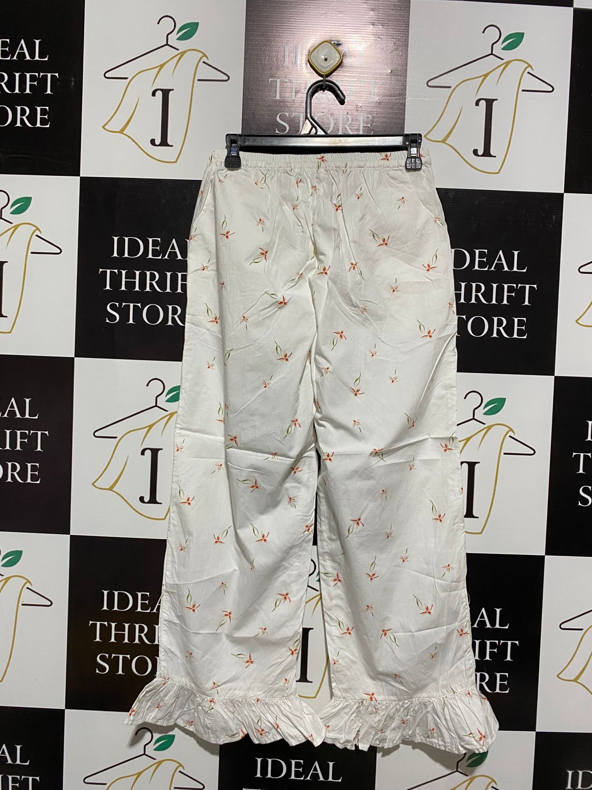 PIYAMA |S| WAIST 26|C1| WEWOREWHAT RUFFLE PULL-ON PANTS
