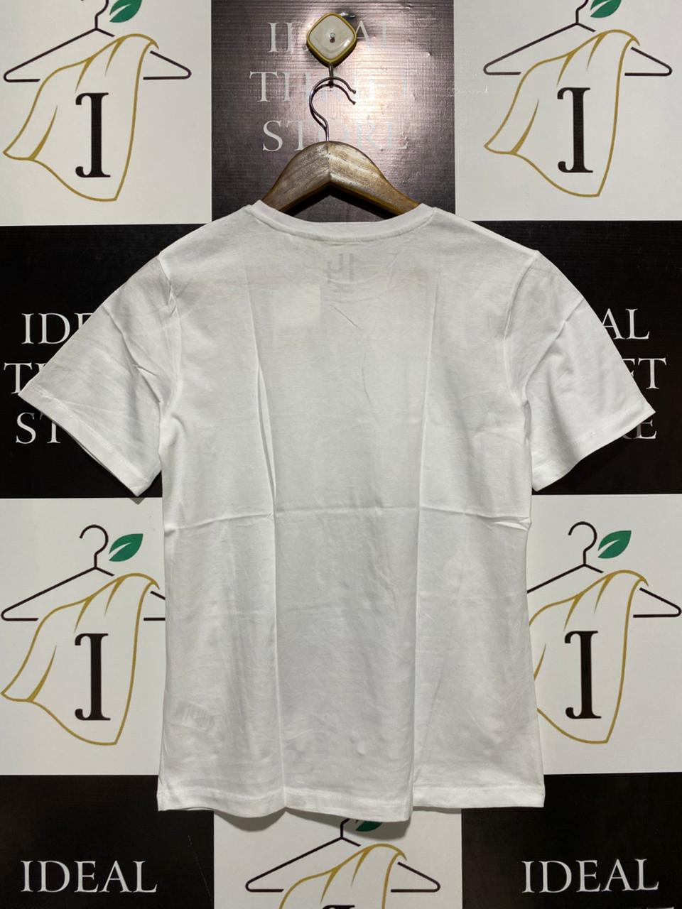 BRILLIANT BASICS |L| BUST 17| C1 |WHITE COTTON CREWNECK T-SHIRT