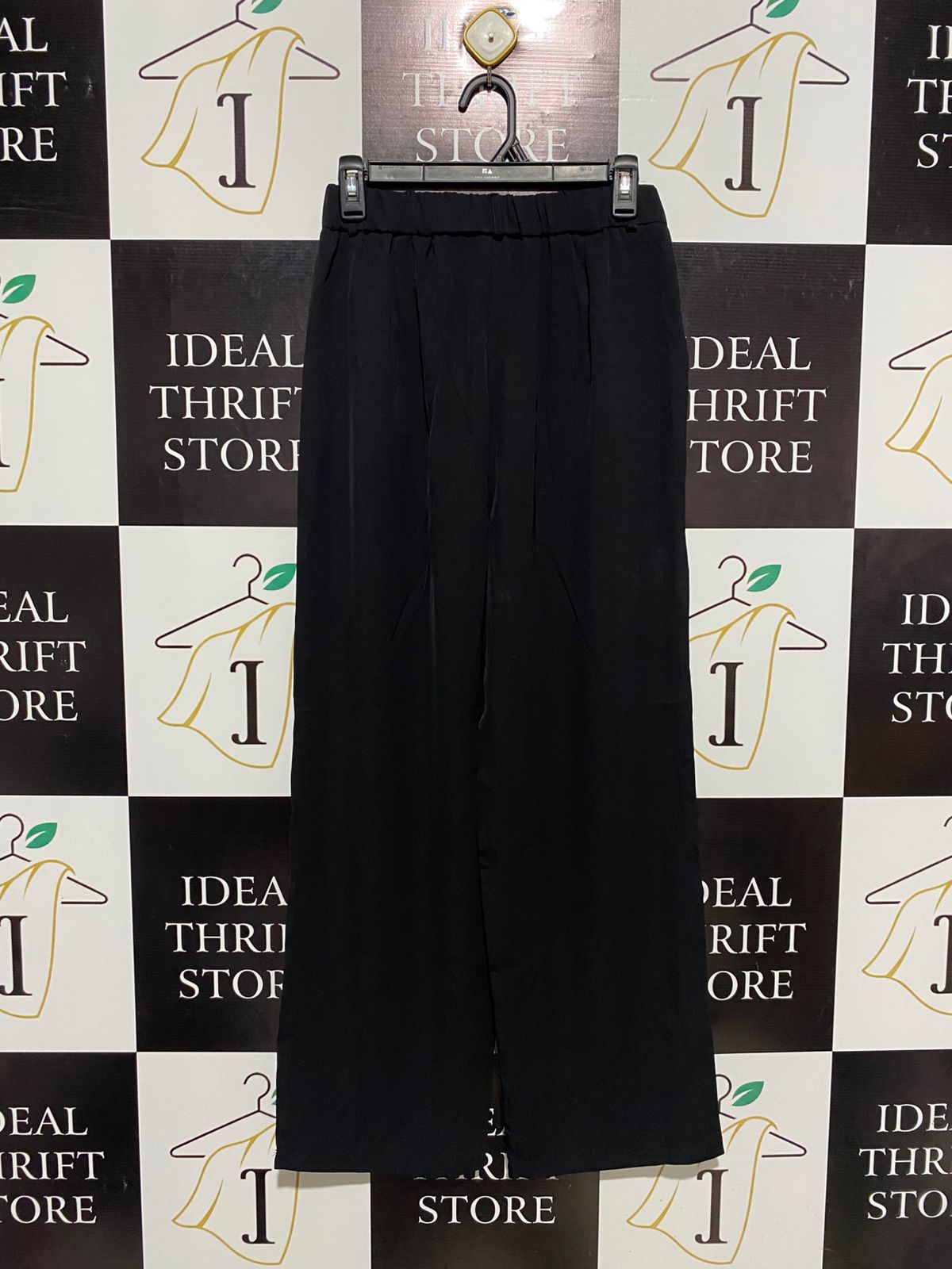 STRAIGHT-FIT PLEATED TROUSERS |M| WAIST 26|