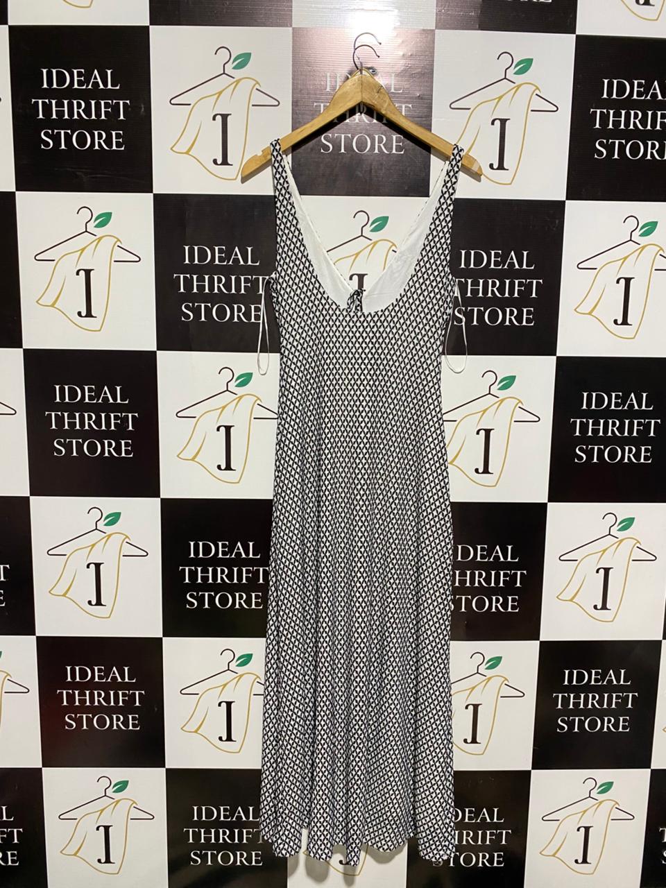 DAZIE |M| BUST 16| MIDNIGHT DIAMOND GEOMETRIC MAXI DRESS