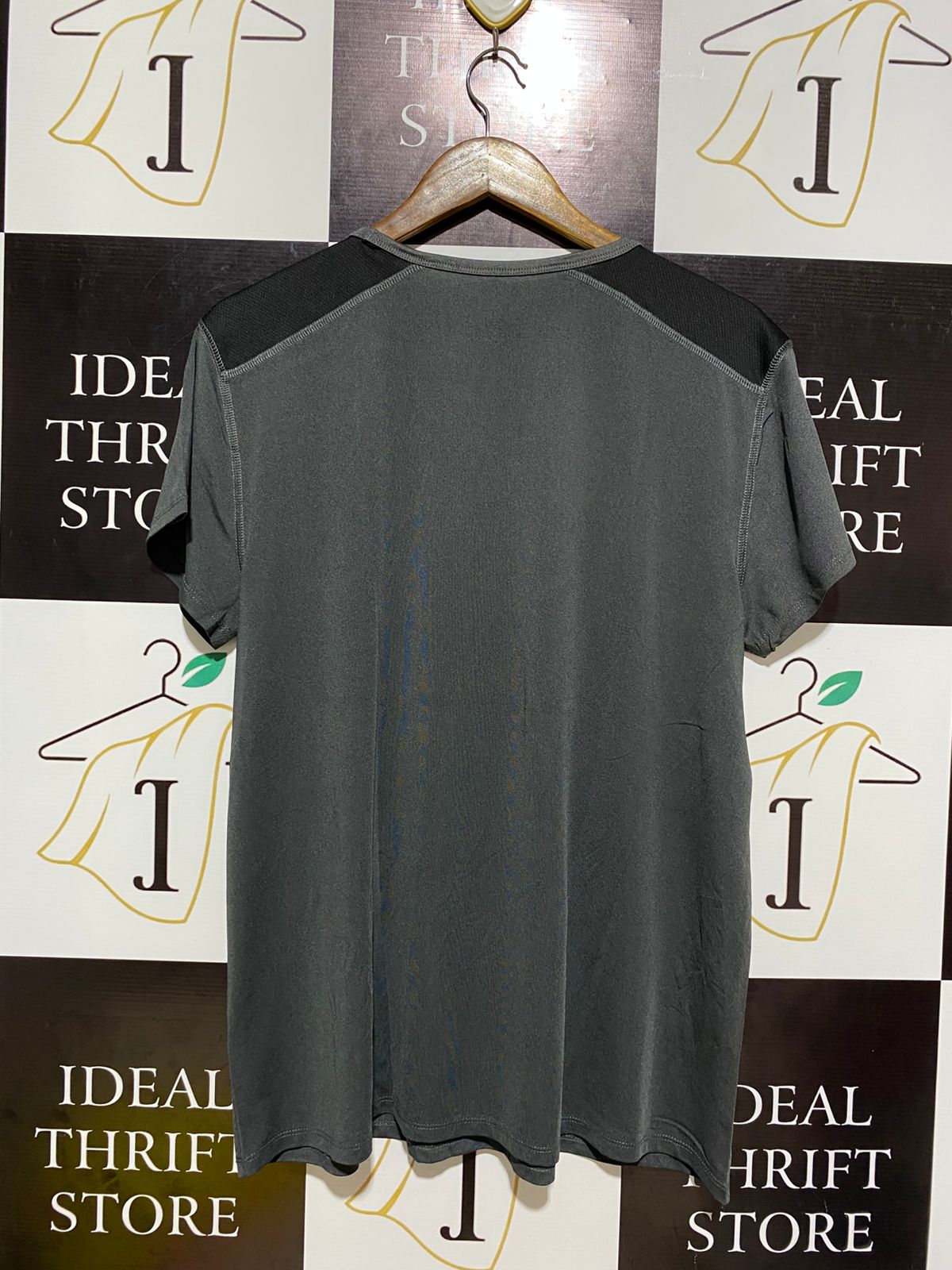 MIX |L| BUST 21| VERSATILE CHARCOAL GREY ACTIVE T SHIRT