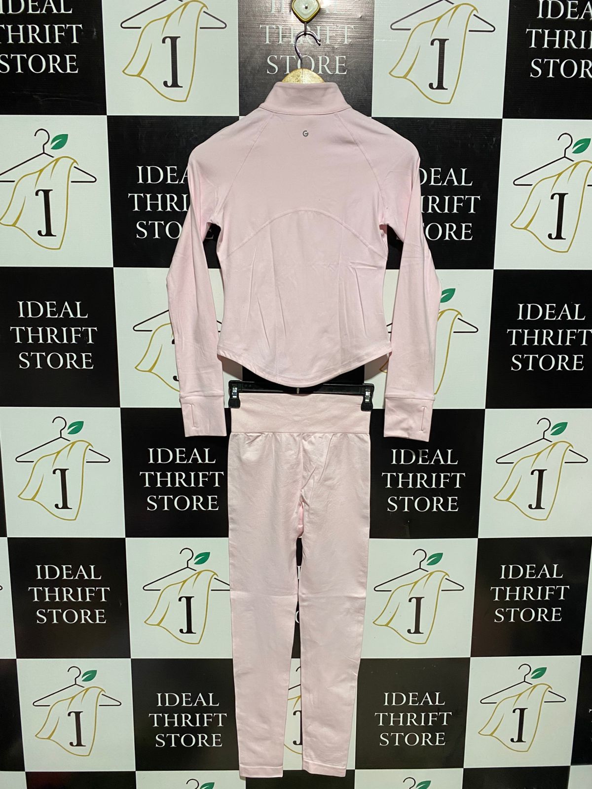 LIGHT PINK DEFINE JACKET AND LEGGINGS SET |S|