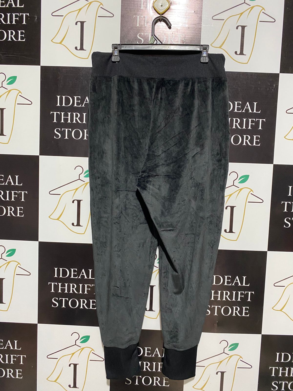 ADIDAS |L| WAIST 33| WOMEN’S LUXURY VELOUR JOGGERS - SOFT PLUSH TEXTURE